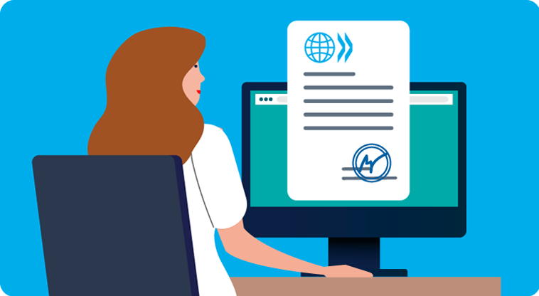 Как отправить в ФНС отчет по стандарту ОЭСР от уполномоченного представителя организации?